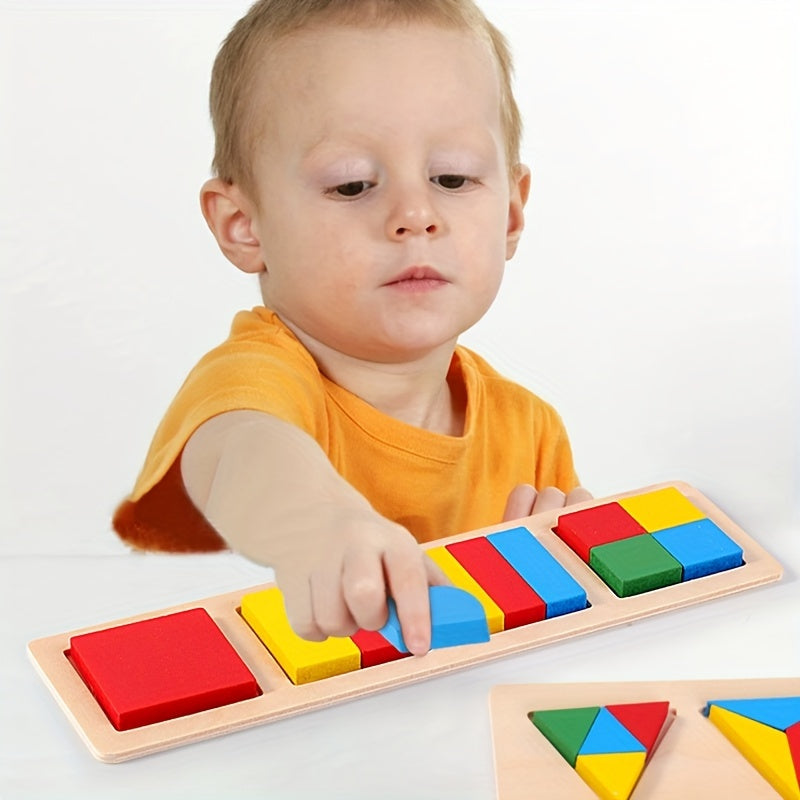 Montessori Geometric Puzzle Set for Kids
