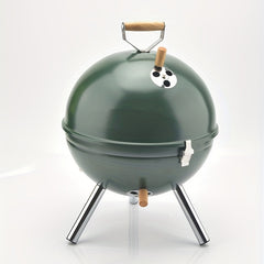 Portable Charcoal Grill BBQ Kettle-Tabletop Outdoor Barbecue Smoker
