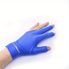 1 Pair Spandex Snooker Billiard Cue Glove Left Hand Open Three Finger Glove