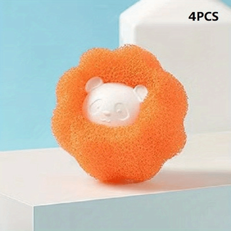 4pcs Laundry Balls for Cleaning and Anti-Winding Home Use