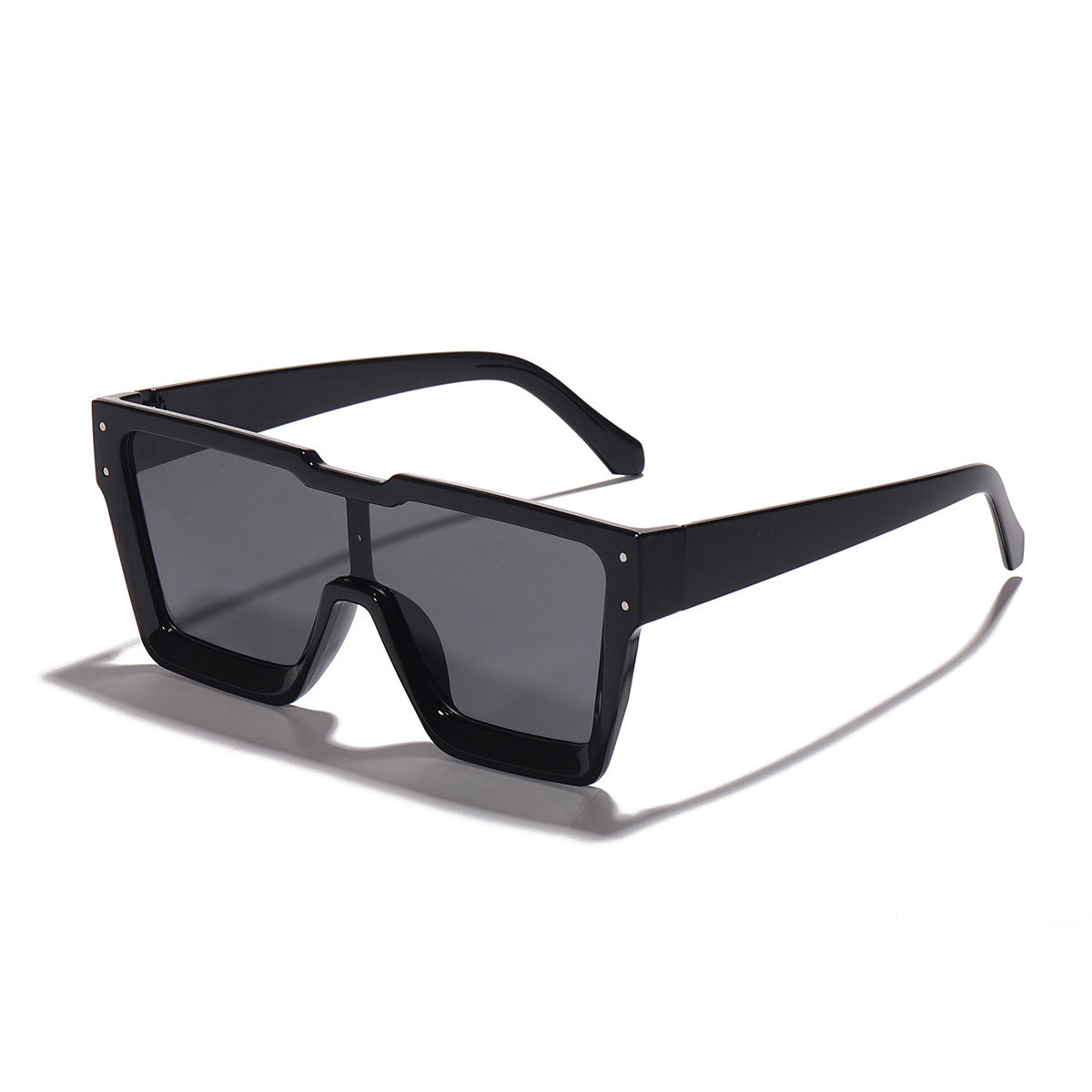 Stylish Square Oversize Frame Sunglasses One Piece Lens Vintage Ladies
