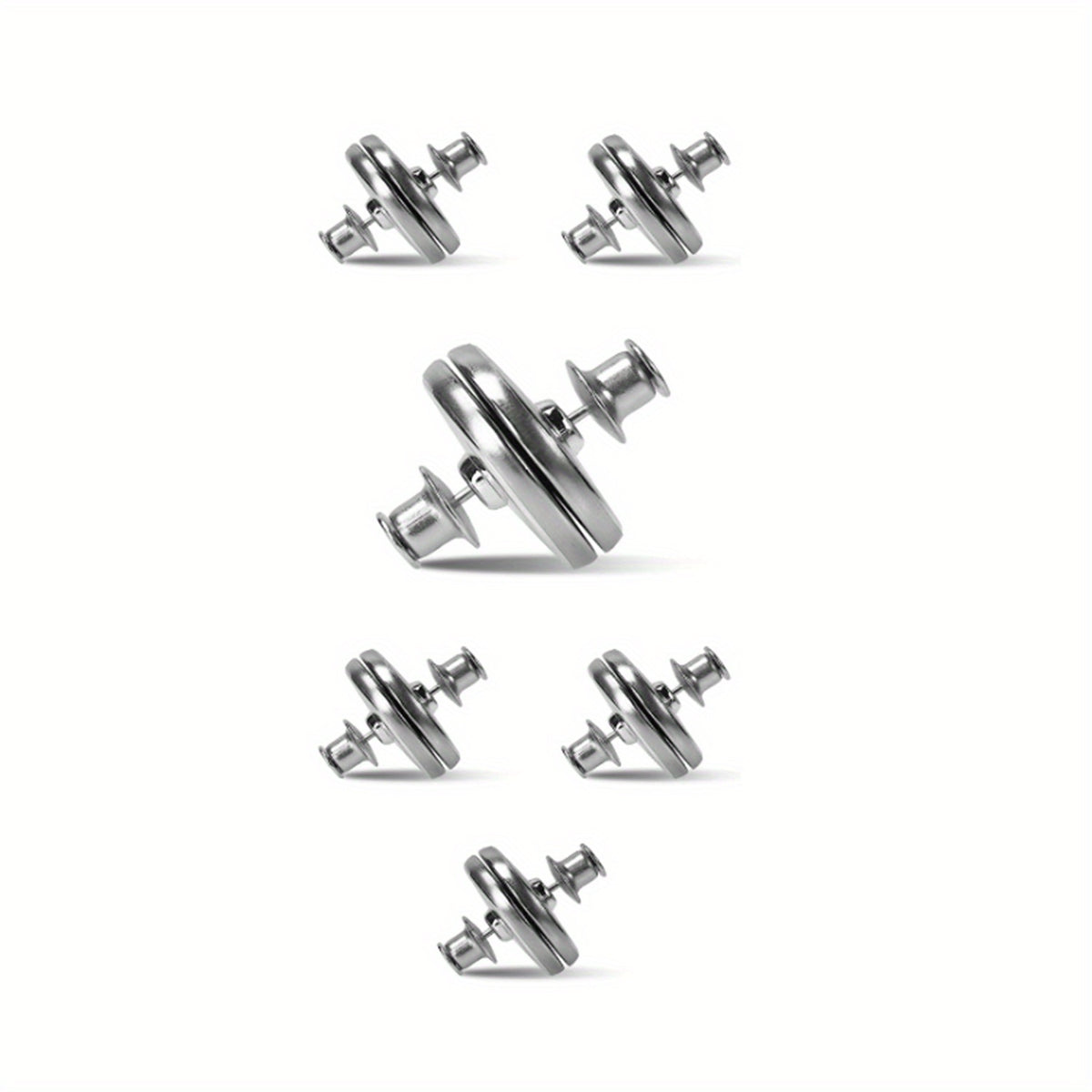 6 Pair Magnetic Button Curtain Weights Holdbacks for Home Drapery