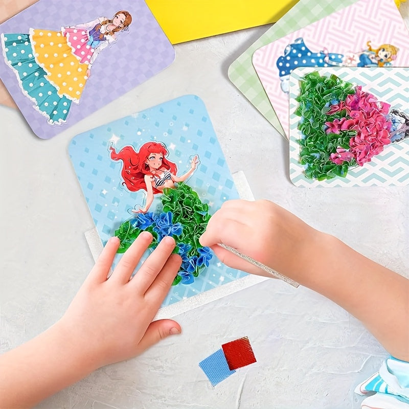 Princess Punch & Play Sticker Set for DIY Craft Room Decor