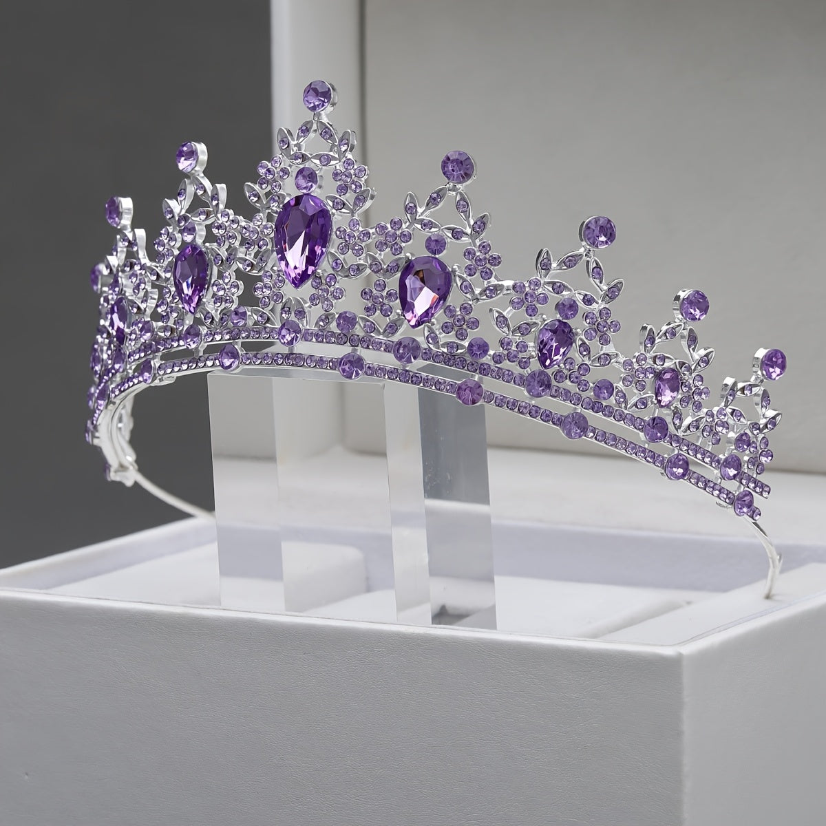 Girl's Princess Rhinestone Crown Hair Accessory