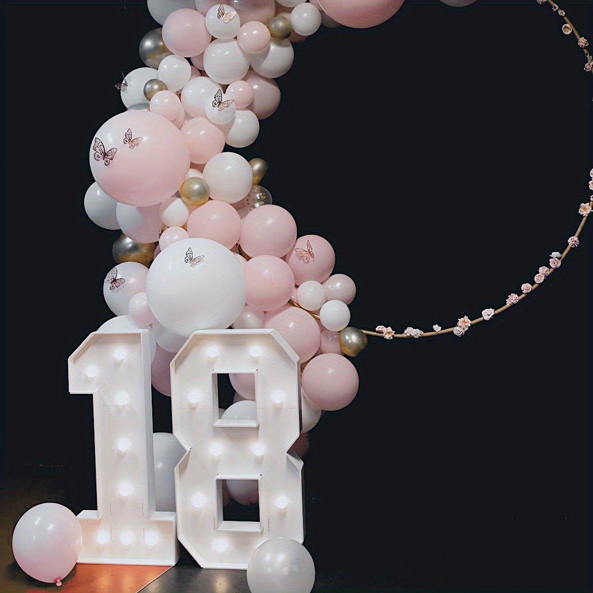 3D Number 73 Birthday Anniversary 10-80 ONE Easy Assembly Party Supplies
