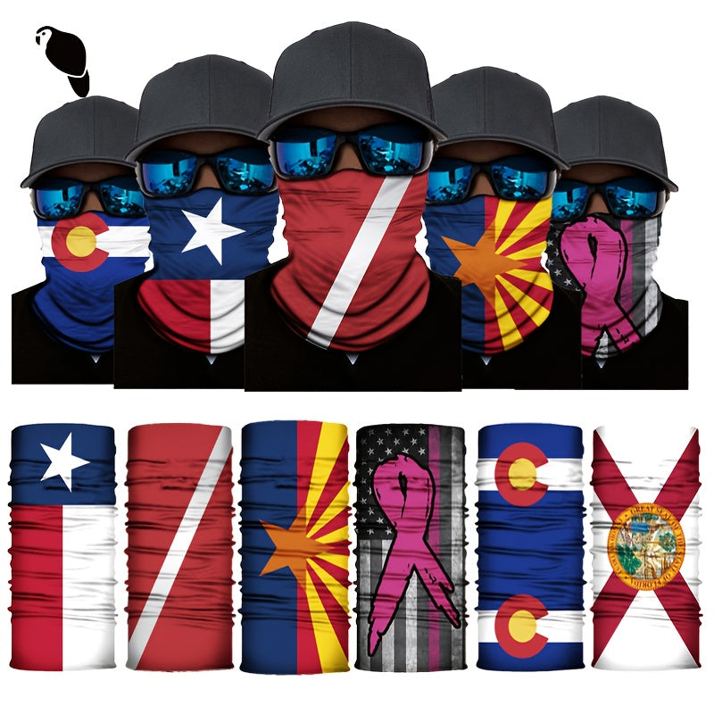 National Flag Series Multifunctional Riding Mask 3D Warm Magic Bandana