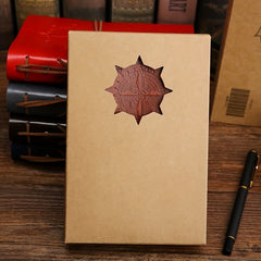 Vintage Pirate Notebook Loose Leaf Travel Diary Stationery