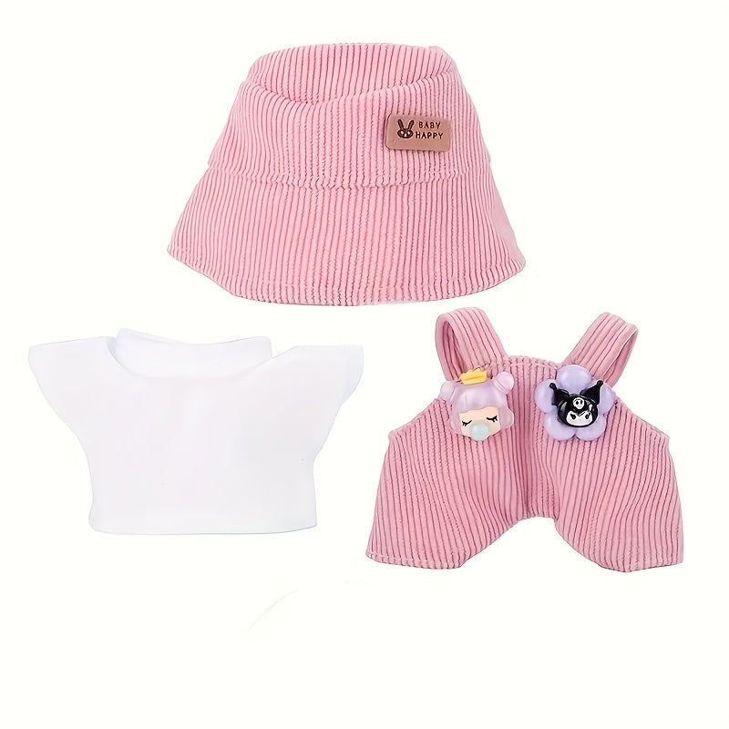Love Fisherman'S Jacket Strap Dress for 17 Cm Dolls