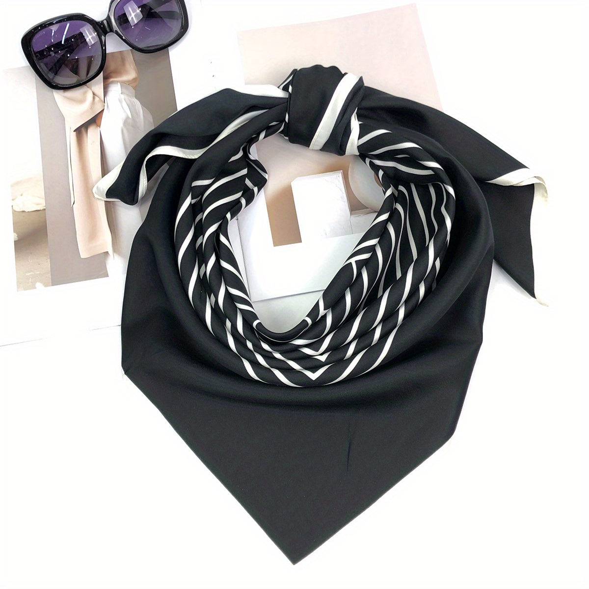 Summer Sunscreen Large Square Polyester Casual Scarf