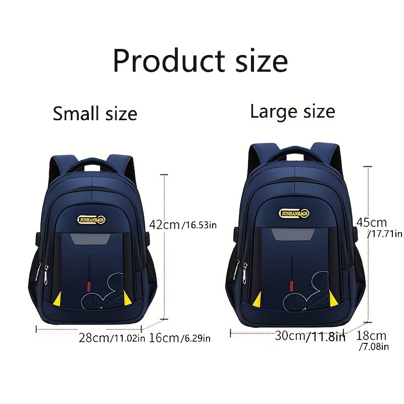 Kid's Large Capacity School Bag Load Reduction Backpack