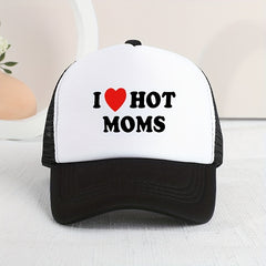 Hot Moms Baseball Cap Mesh Trucker Hat Adjustable Sunscreen Dad Hat