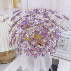 Colorful Flower Petal Jewelry Making Kit - 15pcs