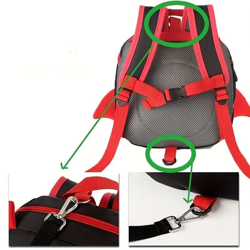 Kids Devil Backpack with Anti-Lost Rope, Lightweight Schoolbag