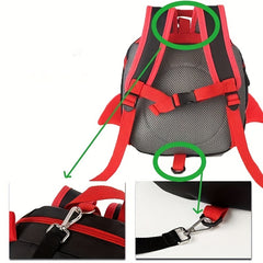 Kids Devil Backpack with Anti-Lost Rope, Lightweight Schoolbag