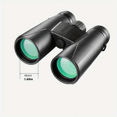 10X42 Straight Tube Binoculars High Definition Compact Lightweight Outdoor Sport