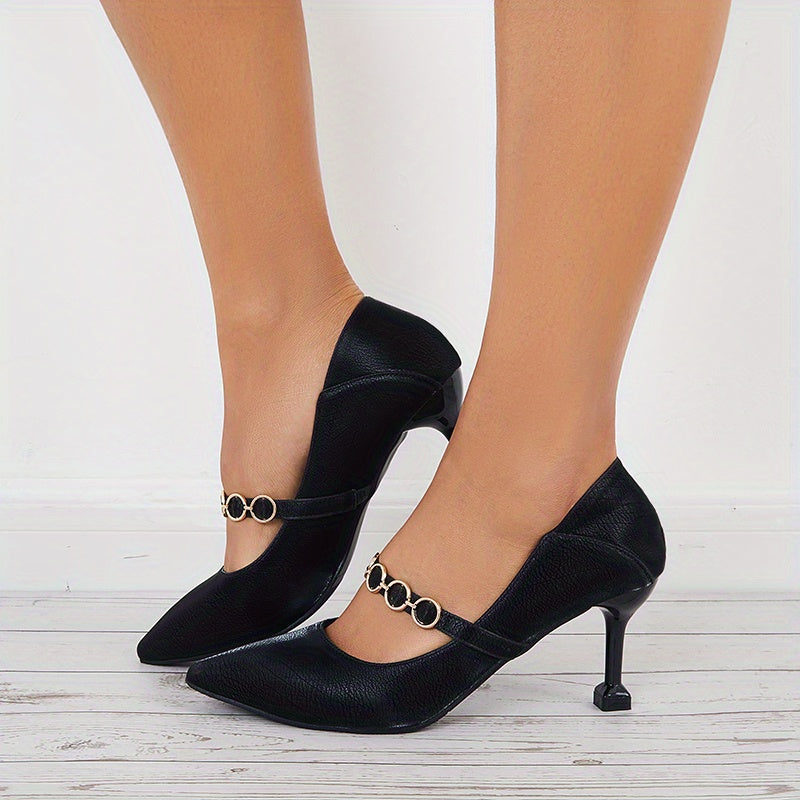 Women's Pointed Toe High Heels Stiletto Dress Pumps