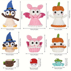Beginner Crochet Kit Doll Artwork DIY Ornaments Halloween Gift