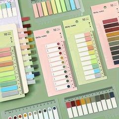 Morandi Sticky Notes 20 Sheets - Fluorescent Index Sticker