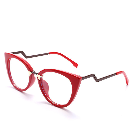 Cat Eye Light Blocking Eyestrain Clear Glasses For Women