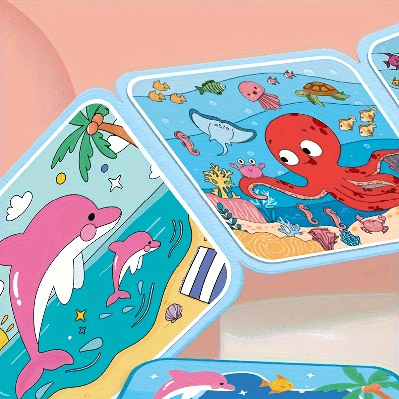 Kids Watercolor Painting Book - Cognitive Development