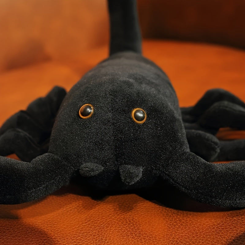 Soft Scorpion Doll Plush Stuffed Animal Toy Red Eyes Realistic Eyes