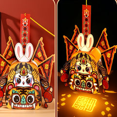 Year Of The Rabbit Paper Lamp Handcraft Projection Lamp
