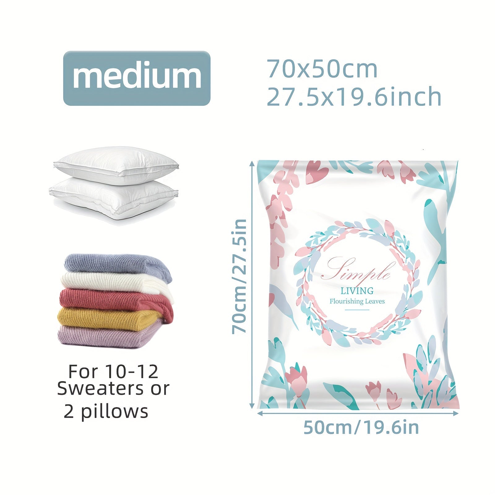 Vacuum Compression Storage Bags Sealed Moving Bags For Clothes Blankets Shirts