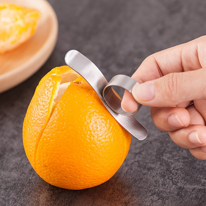 Stainless Steel Orange Peeler for Kitchen - Easy to Use and Clean