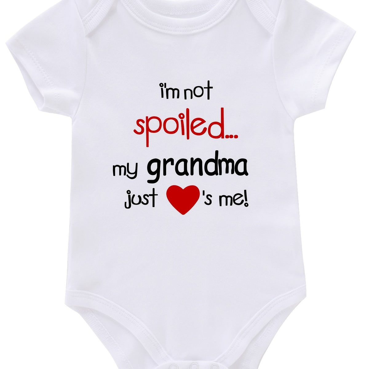 Newborn Infant Short Sleeve Romper Bodysuit for Baby Girls