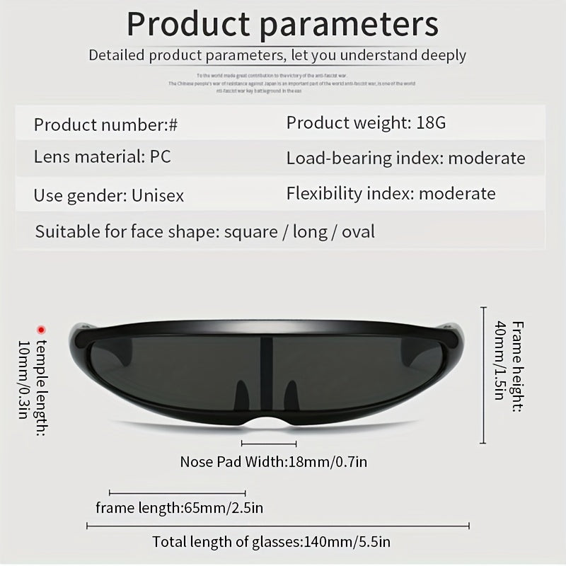 Unisex Dolphin Sunglasses Fish Shaped Glasses for Outdoor Sports
