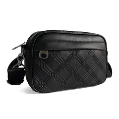 Casual Postman Shoulder Bag Plaid Small Messenger Bag Men's Bag
