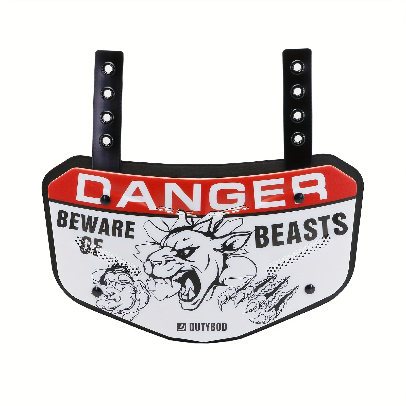 Football Back Plate with Vents Low Back Pad