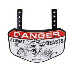 Football Back Plate with Vents Low Back Pad