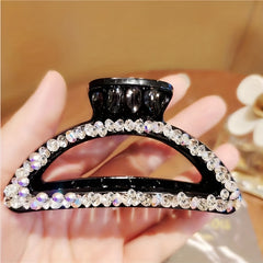 2pcs Rhinestone Hair Claw with Pearl - Head Jewelry Hair Accessories