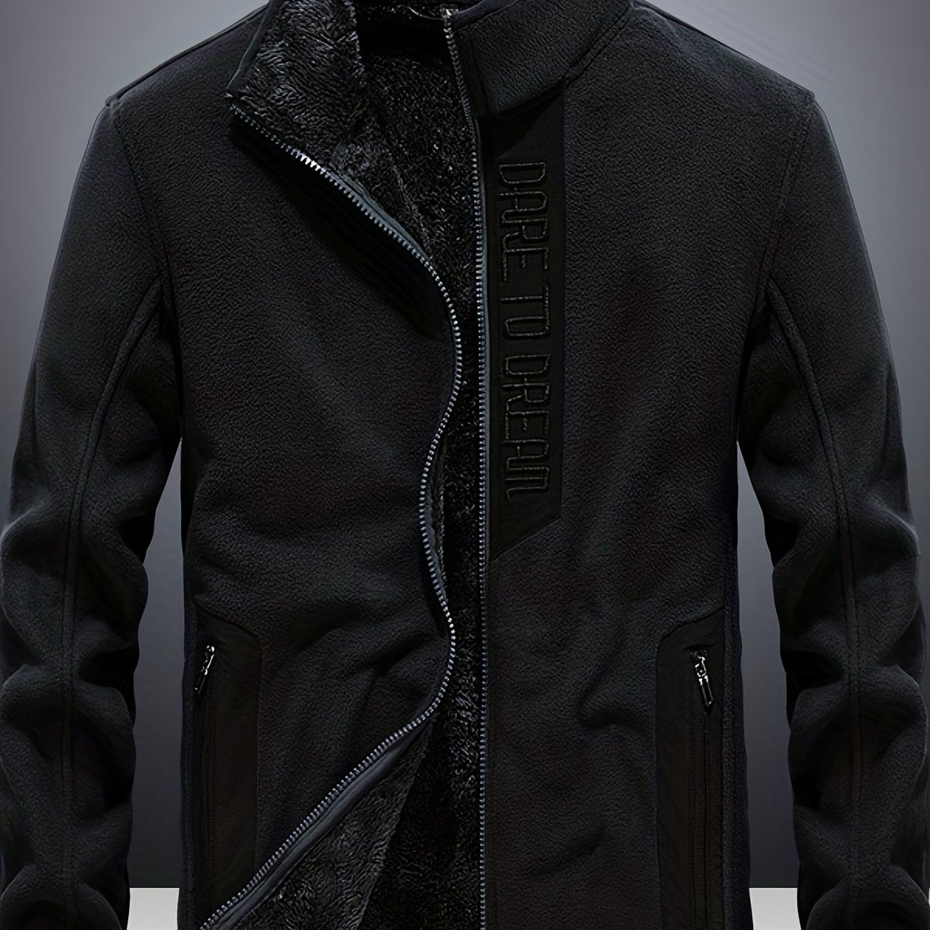 Men's Sherpa Lined Zip Up Jacket