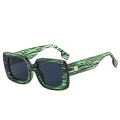 Men's Square Frame UV Protection Sunglasses with Case