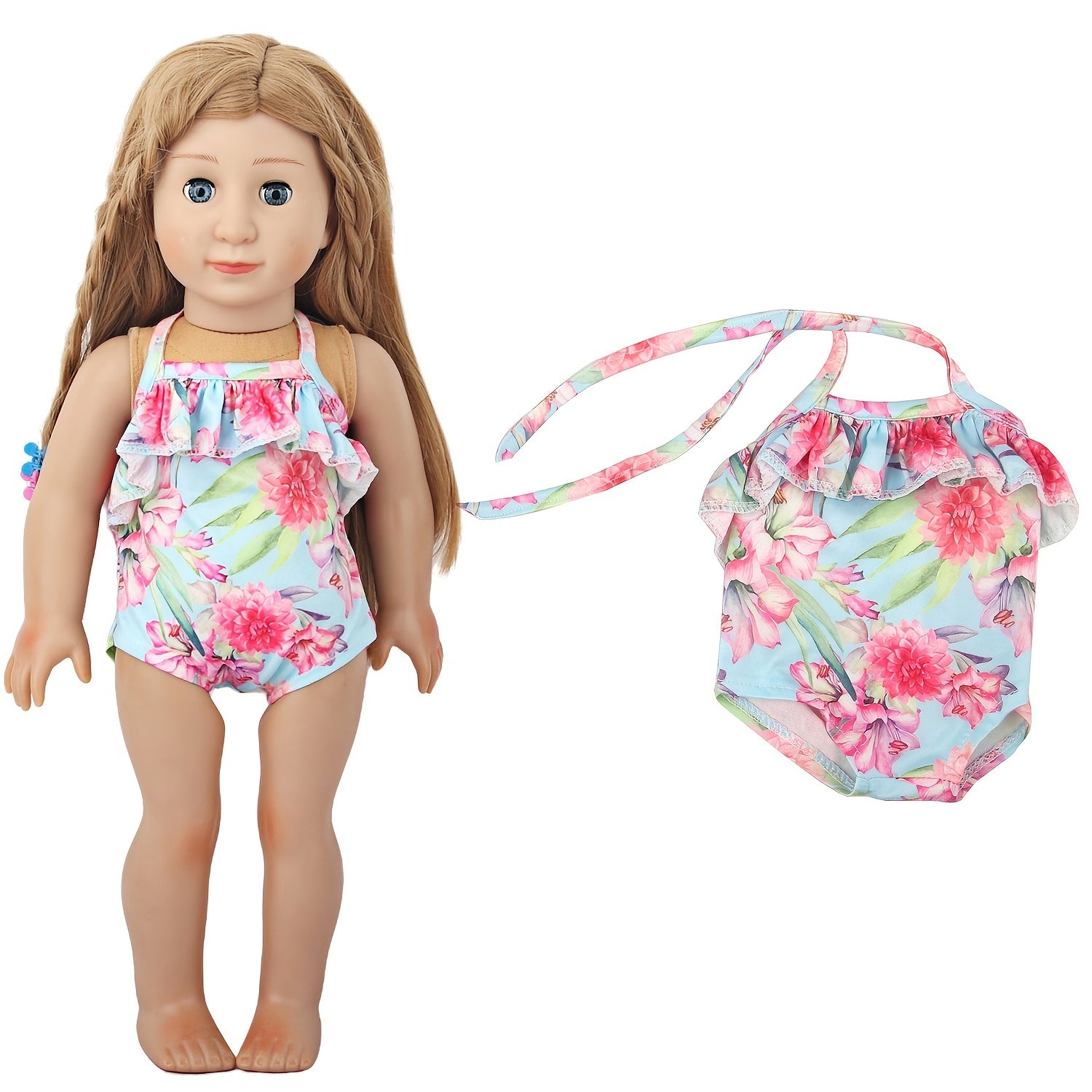 18'' Rainbow Doll Suspender Swimsuit for Baby Born&Our Generation