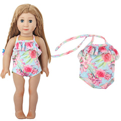 18'' Rainbow Doll Suspender Swimsuit for Baby Born&Our Generation