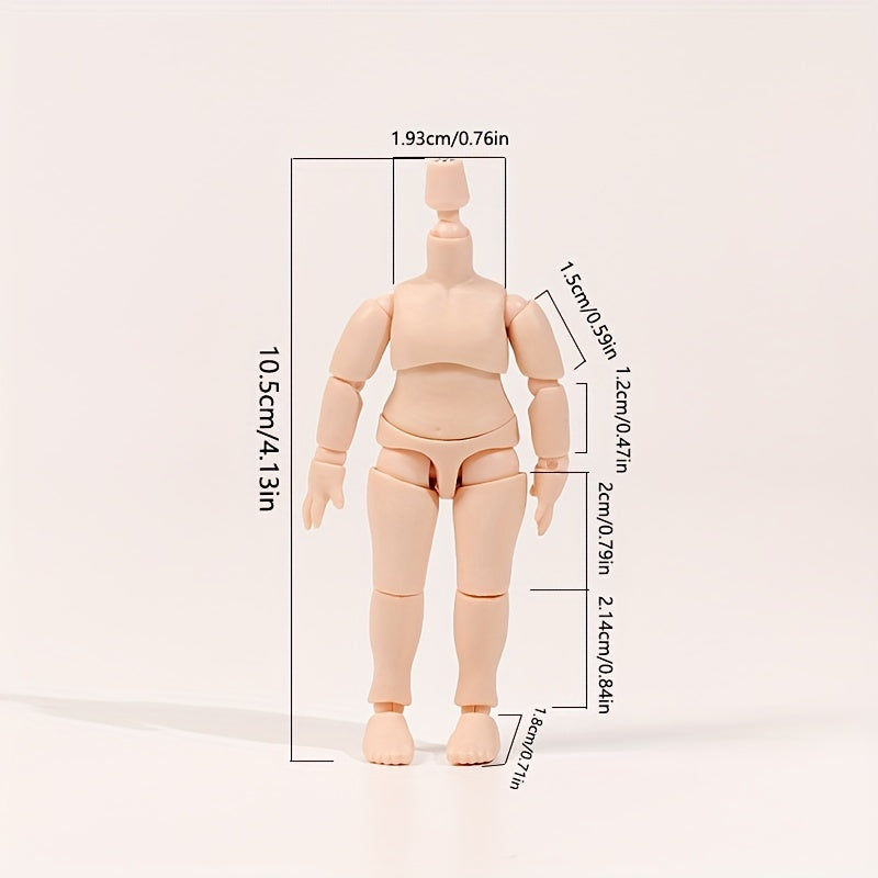 OB11 Doll Body Boxed With Neck 1 Gesture Standard Doll Body