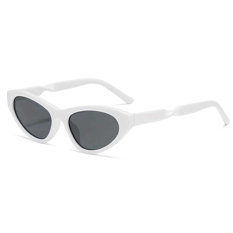 Triangle Frame Sunglasses Solid Gradient Lens Vintage Eyewear