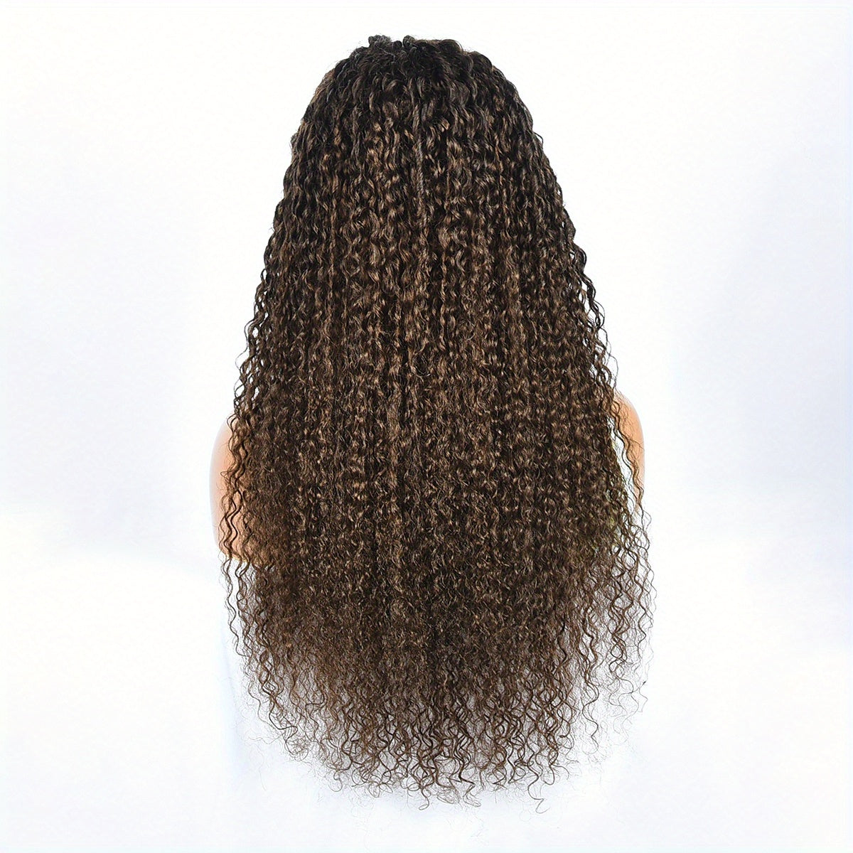 Brown Kinky Curly 13x4 Lace Frontal Human Hair Wig
