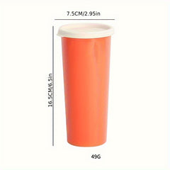 Small Plastic Water Cup With Lid Single layer Handy Cup