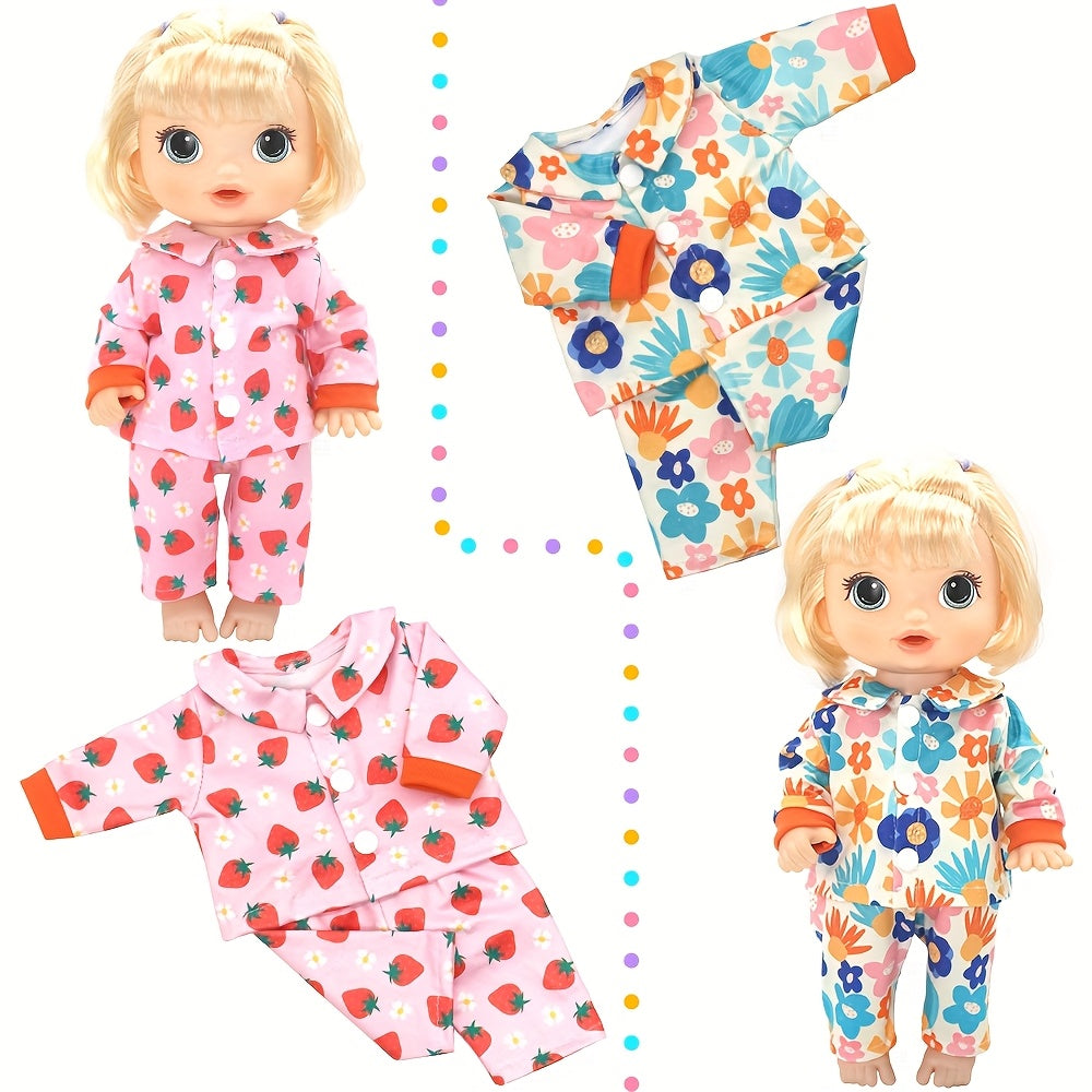 Doll Clothes Set for 12 inch Dolls Jumpsuits Children's Favorite Gift