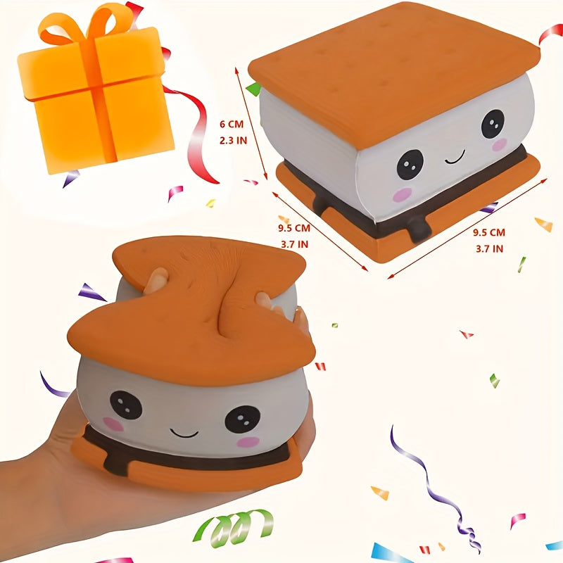 Birthday Sandwich Cookies Stress Relief Squeeze Toy