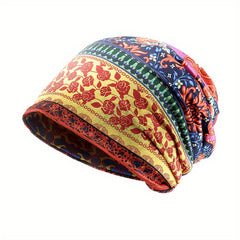 Boho Slouchy Beanie Cotton Casual Hats Lightweight Chemo Cap Women