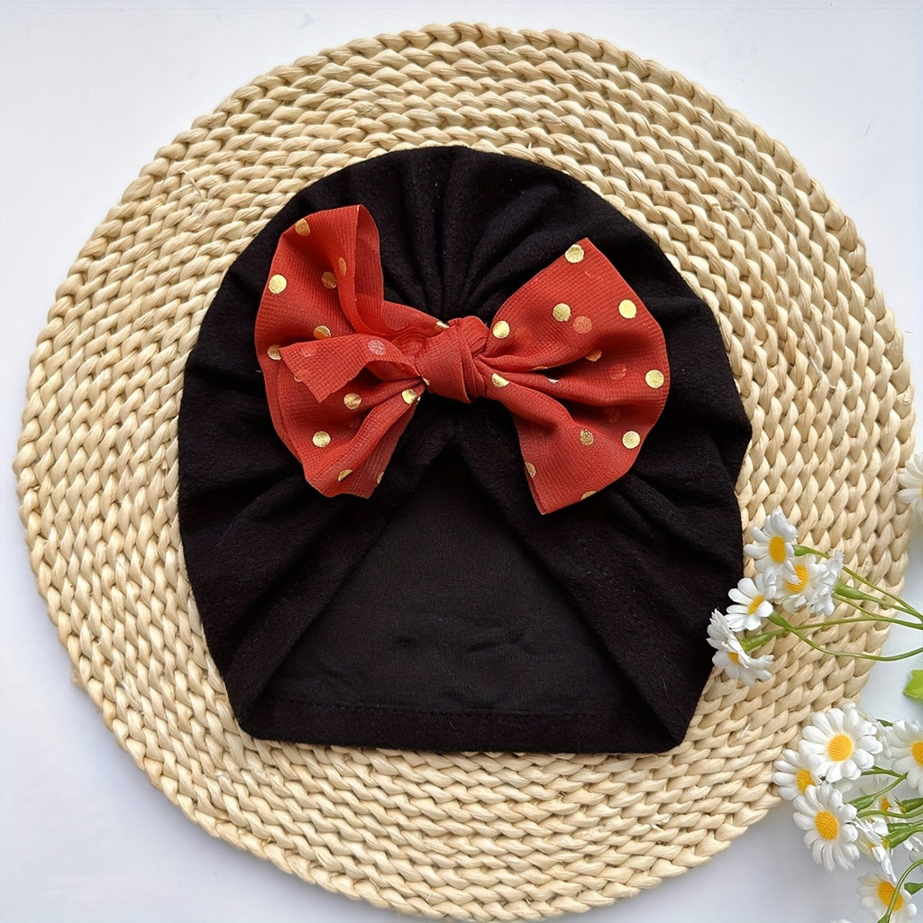 Baby Thin Headband Soft Bowtie Hat Newborns