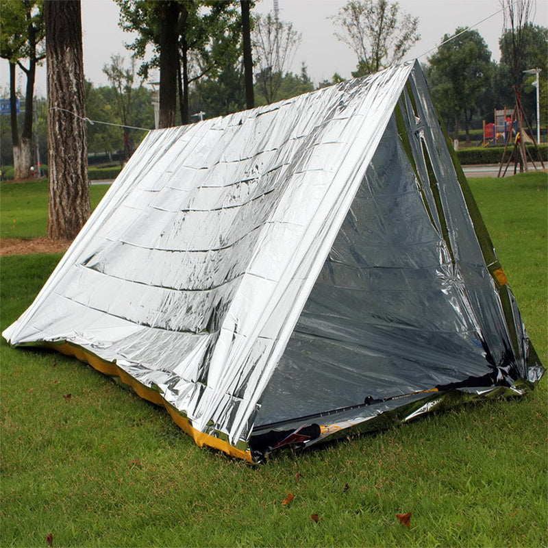 Emergency Thermal Blanket Tent for Outdoor Hiking & Camping