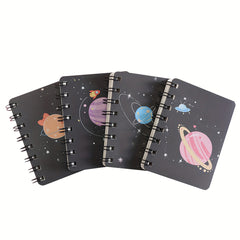 Dream Planet Side Flip Coil Book A7 Small Notebook