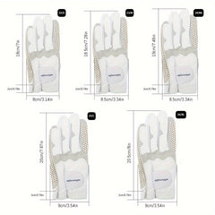 1 Pc Left Hand Golf Gloves Non Slip Breathable Gloves For Golfer