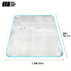 TANXIANZHE Double Sided Aluminum Film Moisture Repellent Waterproof Mat
